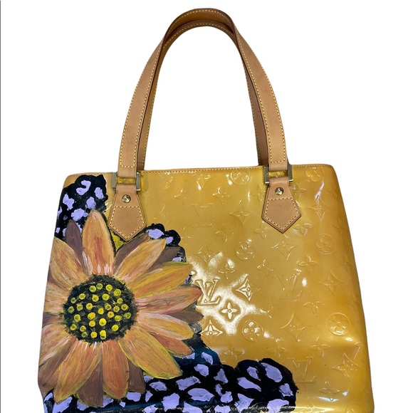 Louis Vuitton vintage Hand Painted Vernis Handbag LV - Picture 2 of 15
